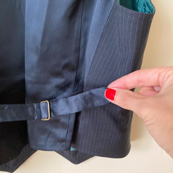 On-Trend J.Crew Women's Pinstriped Suite Vest - Picture 6 of 9